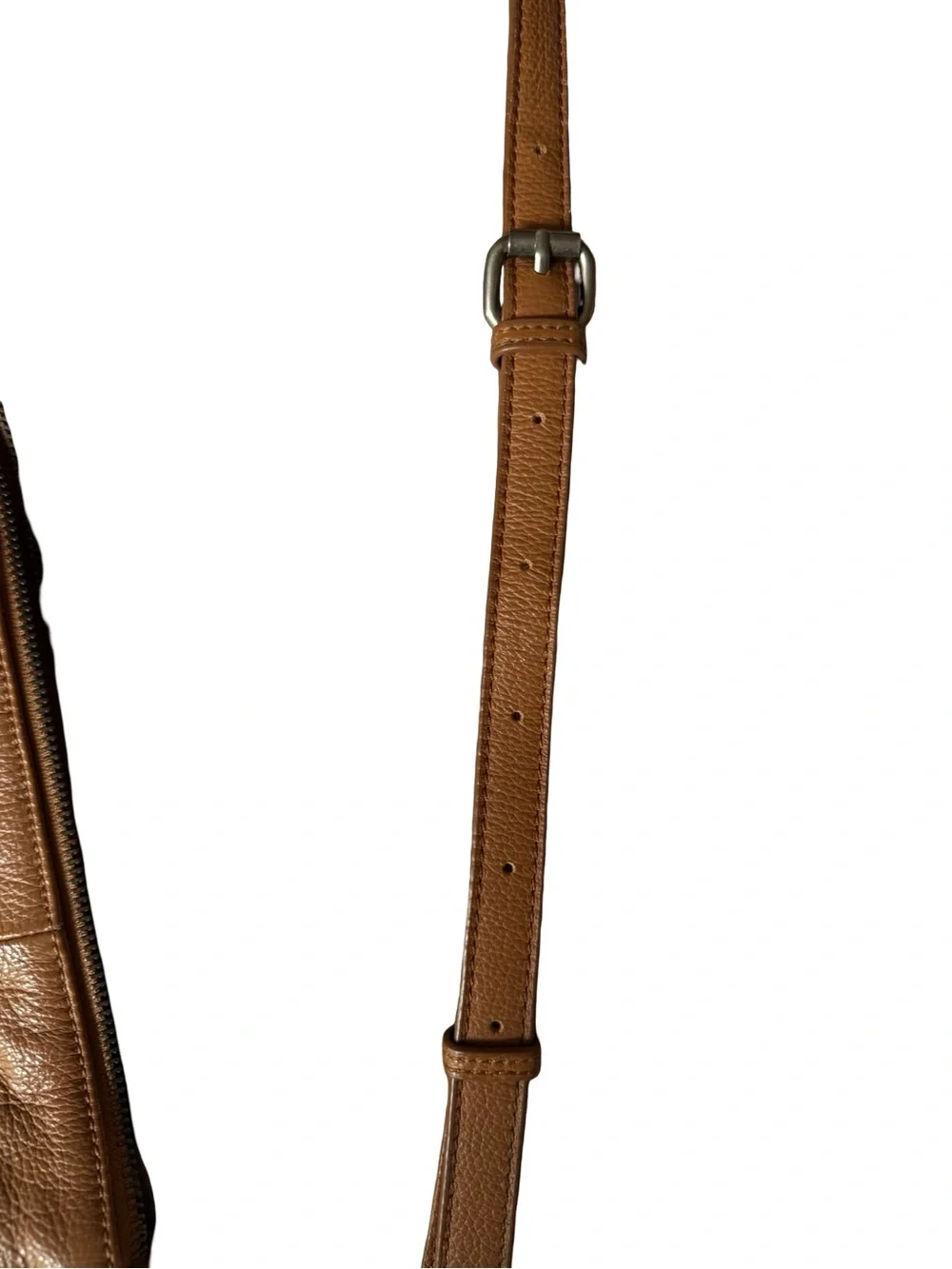Lucky Brand Cognac Leather Crossbody Bag